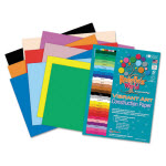 Heavyweight Construction Paper, 58 lbs., 9 x 12, Assorted, 50 Sheets/Pack